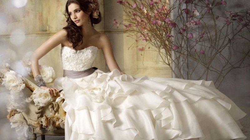 white wedding dress 2013 hd wallpaper